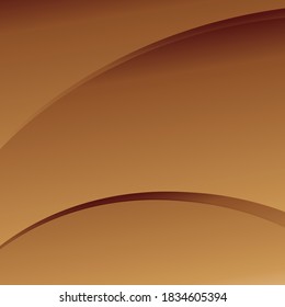 Smooth light gold waves line. Beautiful Gold Satin. Drapery Background. Vector Illustration