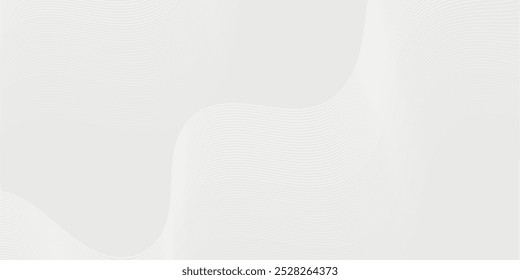 A smooth, light gray, abstract design with flowing curves.