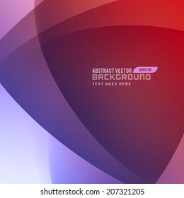 Smooth light lines abstract vector background