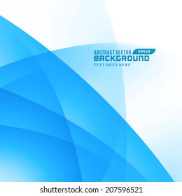 Smooth light lines abstract vector background