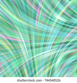 Smooth light lines background. Green? colors. Vector illustration.