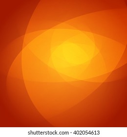 Smooth light orange waves lines vector abstract background. Good for promotion materials, brochures, banners. Abstract Backdrop, Technology Background.
