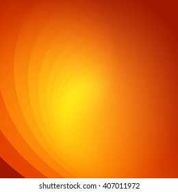 Smooth light orange waves lines vector abstract background. Good for promotion materials, brochures, banners. Abstract Backdrop, Technology Background.