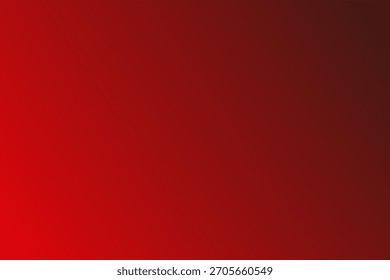 Un degradado lineal suave que se desvanece de rojo vivo brillante a marrón profundo.