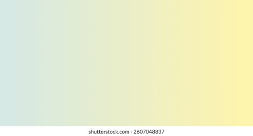a smooth, linear gradient transitioning from a light, muted blue green on the left to a soft, pale yellow on the right.