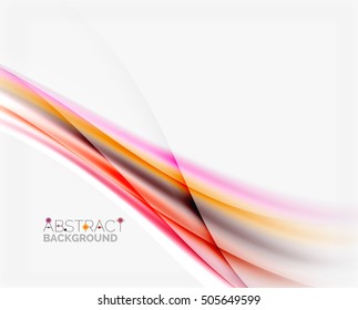 Smooth lines, abstract background template