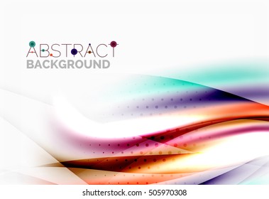 Smooth lines, abstract background template