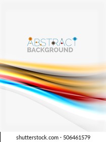 Smooth lines, abstract background template