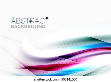 Smooth lines, abstract background template