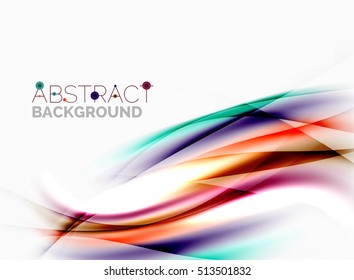 Smooth lines, abstract background template