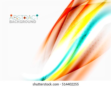 Smooth lines, abstract background template