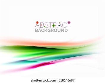 Smooth lines, abstract background template