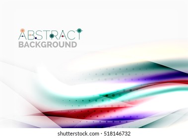 Smooth lines, abstract background template