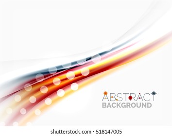 Smooth lines, abstract background template