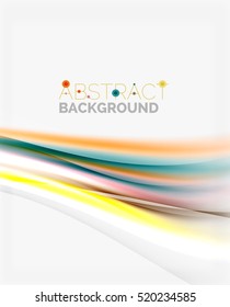 Smooth lines, abstract background template