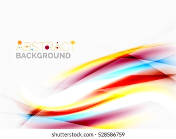 Smooth lines, abstract background template