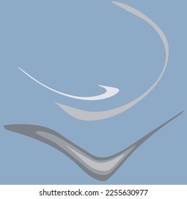 Líneas suaves flotando libremente en el aire.
Quizás el logo de un café y está al vapor sobre un plato de comida
