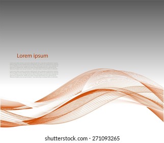 Smooth lines on gray background