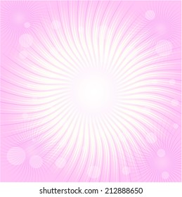 Smooth lines vector background. Radial Speed Lines graphic effects with bokeh 