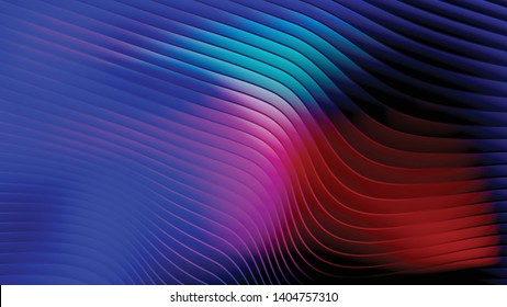 Smooth lines wave surface abstract background