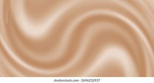 Textura líquida lisa del fondo del Vector beige, dorado en natural, eps10