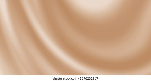 Textura líquida lisa del fondo del Vector beige, dorado en natural, eps10
