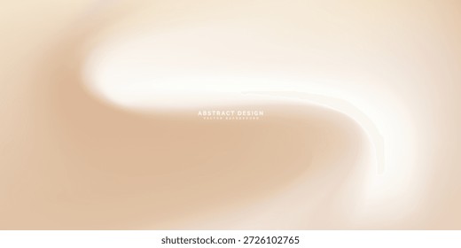 Suave líquido beige, fondo de Vector de color dorado ilustración de fondo abstracto de diseño moderno 