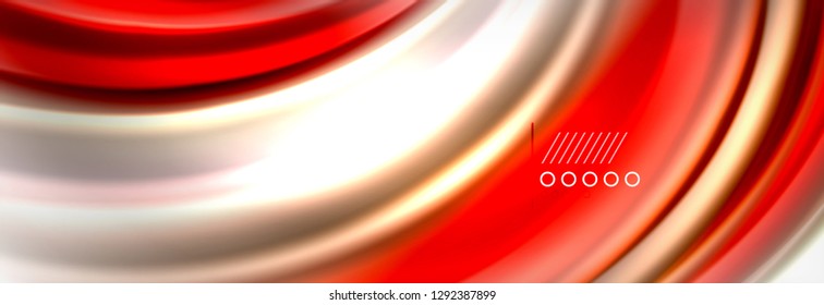 Smooth liquid blur wave background, color flow concept, vector illustration