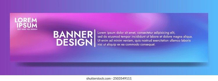 Smooth mesh blur banners that bring a modern flair to promotional materials, social media, and presentations