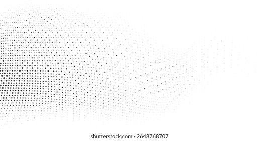 Smooth Mesh Wave Dot Pattern for Modern Website Hero Banner Background
