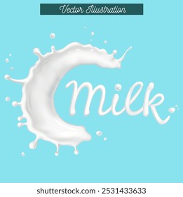 smooth milk texture white flow vector art