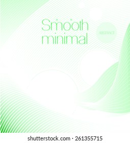 Smooth minimal, abstract background