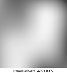 Sanftes, minimales digitales Vektorgrafik-unscharfes Bildschirmhintergrund. Leeres Schwarzweiß-Monochrom-Design-Bild. Wasserfarbe Trendy Silver Weiße Farbmesh. Aluminium, dunkelgrauer, metallischer Farbverlauf-Hintergrund.