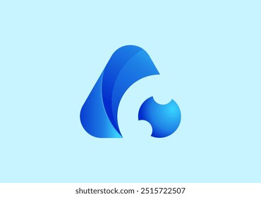 smooth and modern A initial logo ingeniously conceals a phone symbol in negative space, epitomizing connectivity and forward-thinking design