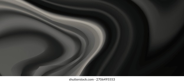 Smooth monochrome abstract background with flowing liquid shapes and soft gradients, creating an elegant, modern, and minimal grayscale design.