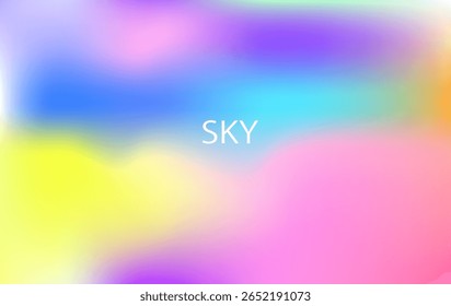 Smooth multicolor gradient with bright tones and seamless transitions—ideal for vibrant, modern, and abstract vector backgrounds.