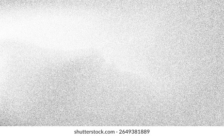 Smooth Noise Overlay Background with Gradient Pattern and Grain Effect for Vintage Comic Texture. Pixel Dot Vector Art with Soft Grunge Wave or Retro Anime Frame. Concrete Bitmap Duotone in Old Metal 