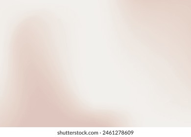 Smooth nude, beige minimalistic gradient background vector illustration