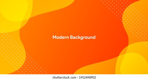 Fondo de curva naranja suave con gradiente de color dinámico
