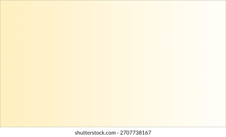 Smooth Pale Yellow White Gradient. Minimalist Blank Background Texture.