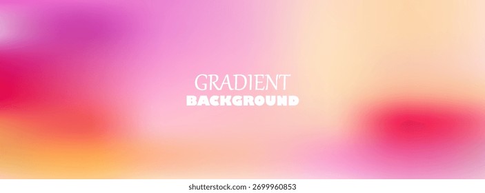Fundo de gradiente pastel suave com curvas abstratas fluentes