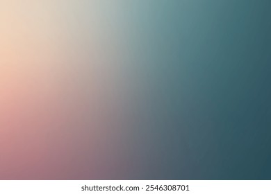 Fundo de gradiente pastel suave em rosa quente e azul-petróleo fresco, ideal para projetos de moda.