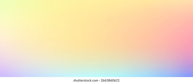 Fondo de gradiente pastel suave con tonos cálidos y fríos para uso de diseño creativo