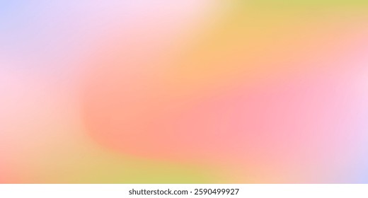 Smooth pastel spring colored texture gradient background