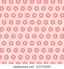 Smooth patterned flower pattern with pink background