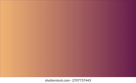 Pêssego suave e gradiente roxo profundo. Mistura moderna de cores de fundo abstrata.