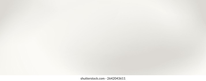 Smooth pearl grey gradient background. Glossy silver liquid satin wallpaper. Abstract silky pearly color texture for banner, presentation, flyer, graphic design. Vector soft blurred wavy backdrop