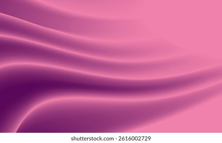 Smooth Pink Fabric Flow , Glossy Gradient Abstract Texture Wallpaper