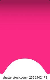 Smooth pink gradient background featuring a gentle curve of white space at the bottom, creating an elegant and modern backdrop perfect for stylish designs and presentations