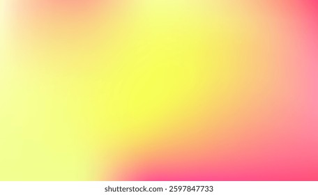 A smooth pink and yellow gradient background with a soft color transition. Ideal for websites, branding, social media, and creative designs. High-quality EPS vector.